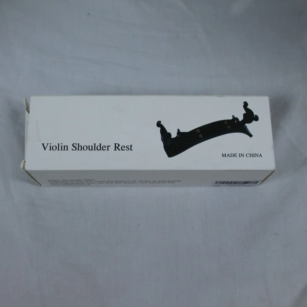 Adjustable Violin Shoulder Rest 4/4‎ 3/4 Size Collapsible Black Made in China